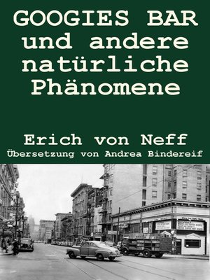 cover image of GOOGIES BAR und andere natürliche Phänomene